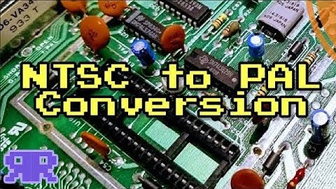 Commodore 64 NTSC to PAL Conversion | see description for new switch!