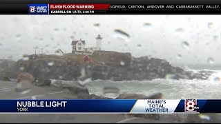 Maine washouts, road closures: Heavy rain soaks ground, winds knock down trees