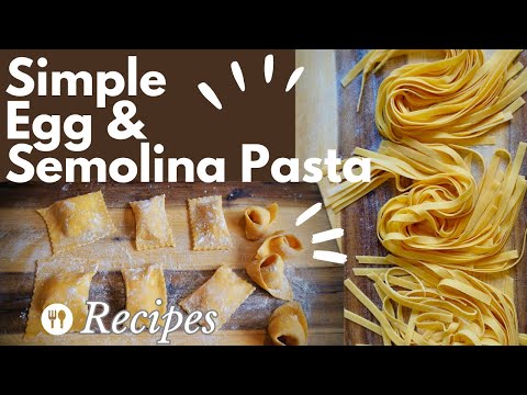 Delicious Pasta Dough With Semolina and pure eggs  (00 Flour)