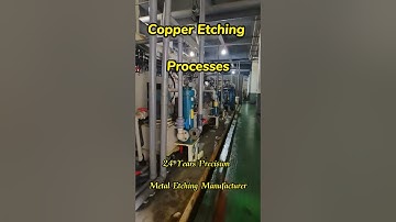 Copper Etching Processes  #metaletching #etching