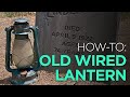 HALLOWEEN HOW-TO: Gas Lantern to Electric with Chipped Paint