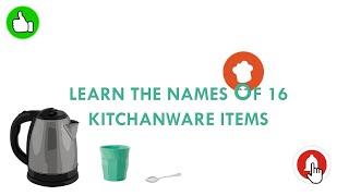 Столовая посуда и приборы (Kitchenware Vocabulary)