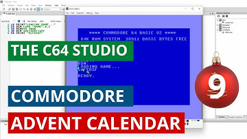 December #9 - The C64 Studio programming tools for Windows - Commodore advent calendar 2021
