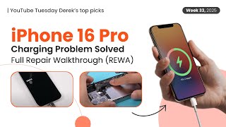 iPhone 16 Pro Charging Problem Solved - Full Repair Walkthrough (REWA)