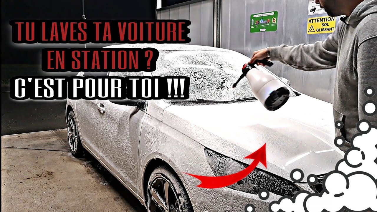 CANON A MOUSSE ELECTRIQUE  LE TOP pour le LAVAGE EN STATION ! 