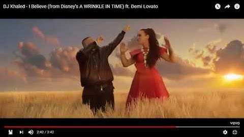 DJ Khaled - I Believe (from Disney