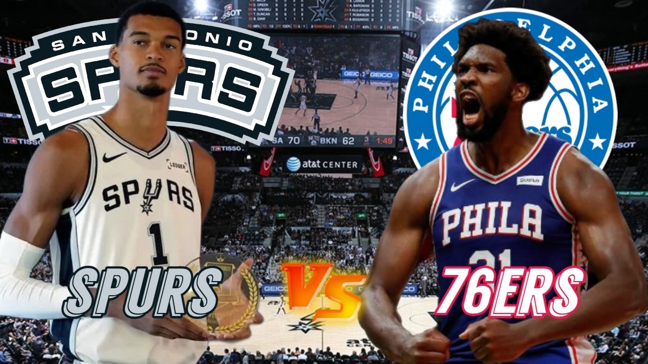 San Antonio Spurs vs Philadelphia 76ers Live Play by Play & Scoreboard