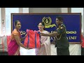 Asvu distributes 200 dry ration packs among selected army  civil personnel working at army headquar