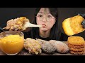 치즈핫도그 & 해쉬브라운 먹방! 치즈소스까지 CHEESE CORN DOGS & HASH BROWNS MUKBANG | EATING SOUNDS