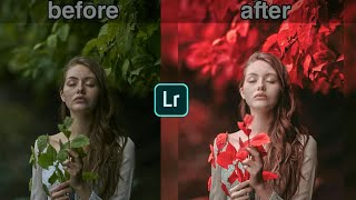 How To Edit Moody Red - Lightroom CC Mobile Tutorial screenshot 2