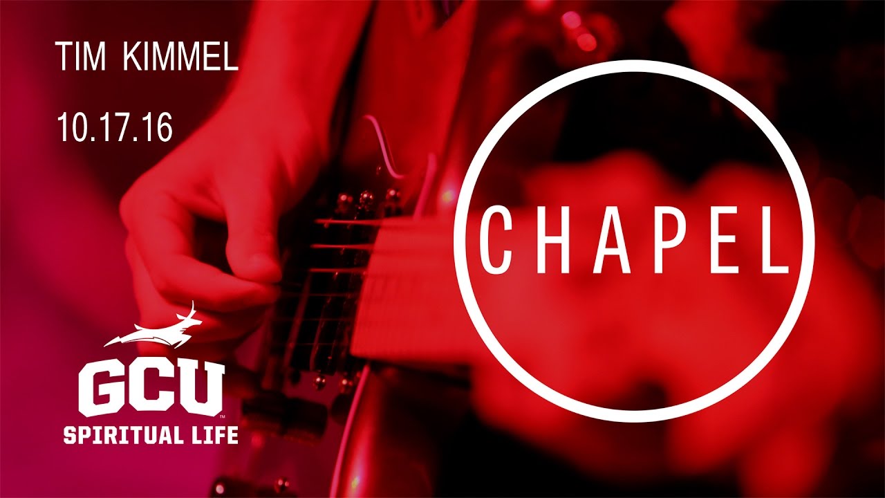 Chapel Message: Tim Kimmel of Family Matters Oct 17th, 2016