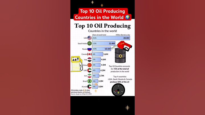 Top 10 Oil Producing Countries in the World 🌍 #crudeoil #petroleumindustry #oilproduction #country