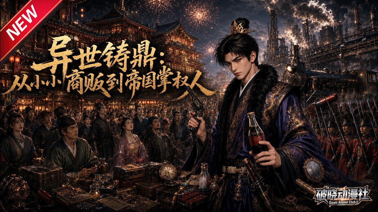 MULTISUB📢新番上线《异世铸鼎：从小小商贩到帝国掌权人 》第1~63集丨穿梭古今倒卖现代货物建连锁商行，靠新技术受朝廷重用，地底青铜门开启异界秘局！#最新漫剧 #破晓动漫社