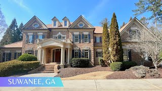 Inside this 10,417 SQFT Golf Course Home With Two Story Library North of Atlanta | 6 BEDS | 6 BATHS