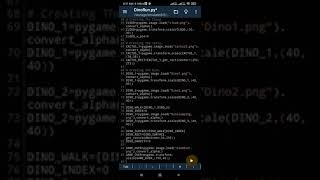 Dino Game Using Python 3 in Android. screenshot 5