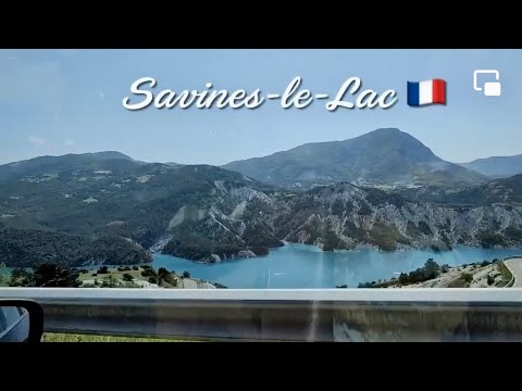 Savines-le-Lac ?? | Lake In France #Roadtripvideo Driving In France W/ The View Of Savines Le Lac