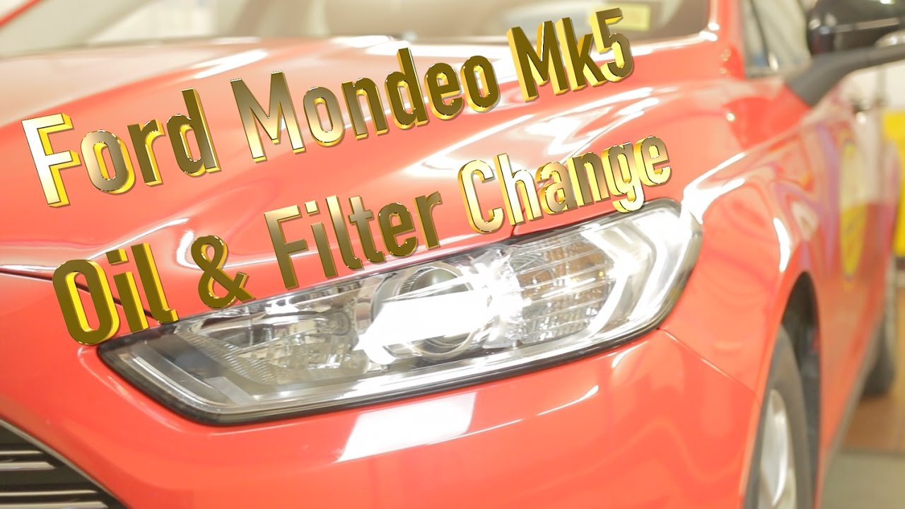 Ford Mondeo mk5 2 litre tdci oil & filter change YouTube