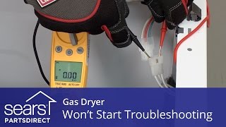 Dryer Won’t Start: Troubleshooting Gas Dryer Problems This video from Sears PartsDirect shows you what to do if your gas dryer won