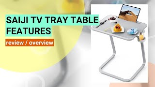 SAIJI TV Tray Table Review: The Ultimate Adjustable TV Dinner Tray
