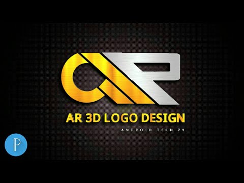 AR 3D Logo Design | How To Make Logo Design In Pixellab - YouTube