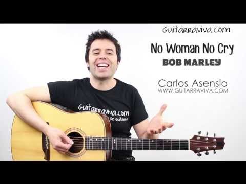 Como tocar Bob Marley No Woman guitarra Acordes de No Woman No Cry Tutorial y Ritmo paso a paso!