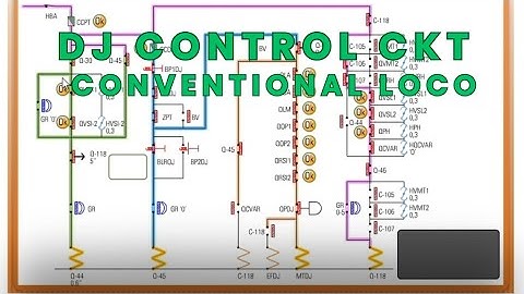 DJ Control Circuit of Conventional Loco| Detail about DJ Circuit |