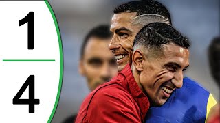 Al Nassr vs Benfica 1-4 Highlights & Goals - Friendly 2023