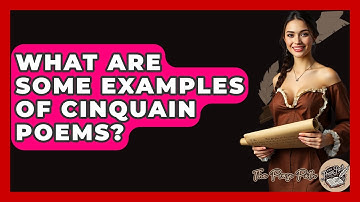 What Are Some Examples Of Cinquain Poems? - The Prose Path