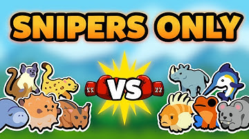 Super Auto Pets but we can only use SNIPERS