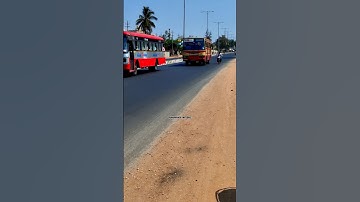 KARNATAKA RTC VS KERALA RTC | KARNATAKA VS KERALA | SUPER FAST MASS OVERTAKING| #aanavandi #ATK305