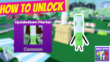How To Find The UPSIDE DOWN MARKER MORPH Roblox New Game