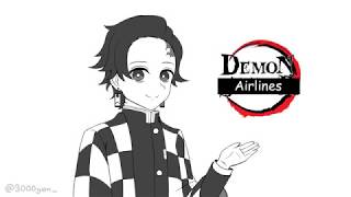 demon airlines (kny animatic)