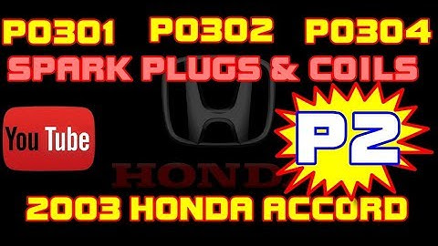 ⭐ 2003 Honda Accord - 2.4 - Replacing The Spark Plugs And Coils - PART 2