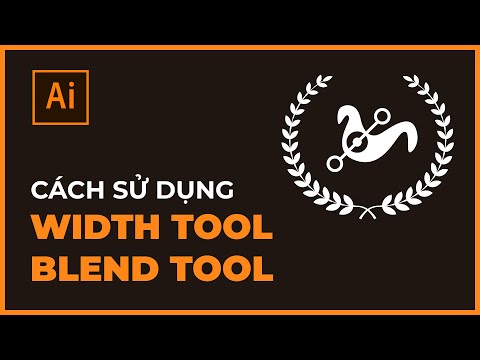 Bài 13: Width Tool và Blend Tool trong Illustrator | Thùy Uyên