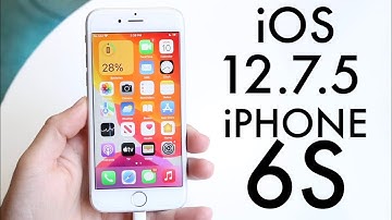 iOS 15.7.5 On iPhone 6S! (Review)