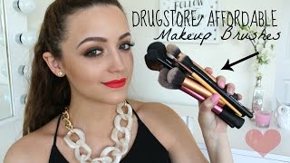 Best Drugstore/ Affordable Makeup Brushes!