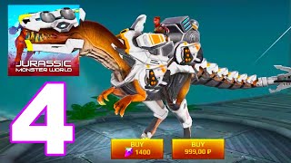 Jurassic Monster World - Gameplay Walkthrough Part 4 - Buy Allosaurus Robot Review (Android Games)