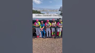 American Baseball vs Latino Baseball Chants 🤣 #baseball #comedy #funny #viral #chants
