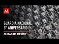 AMLO preside evento del 3° Aniversario de la Guardia Nacional en CdMx