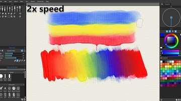 Color Mixing Demo with Rebelle 8