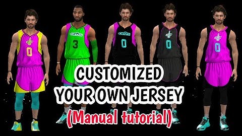 NBA 2K20 MOBILE - Customize your own Jersey Manual tutorial