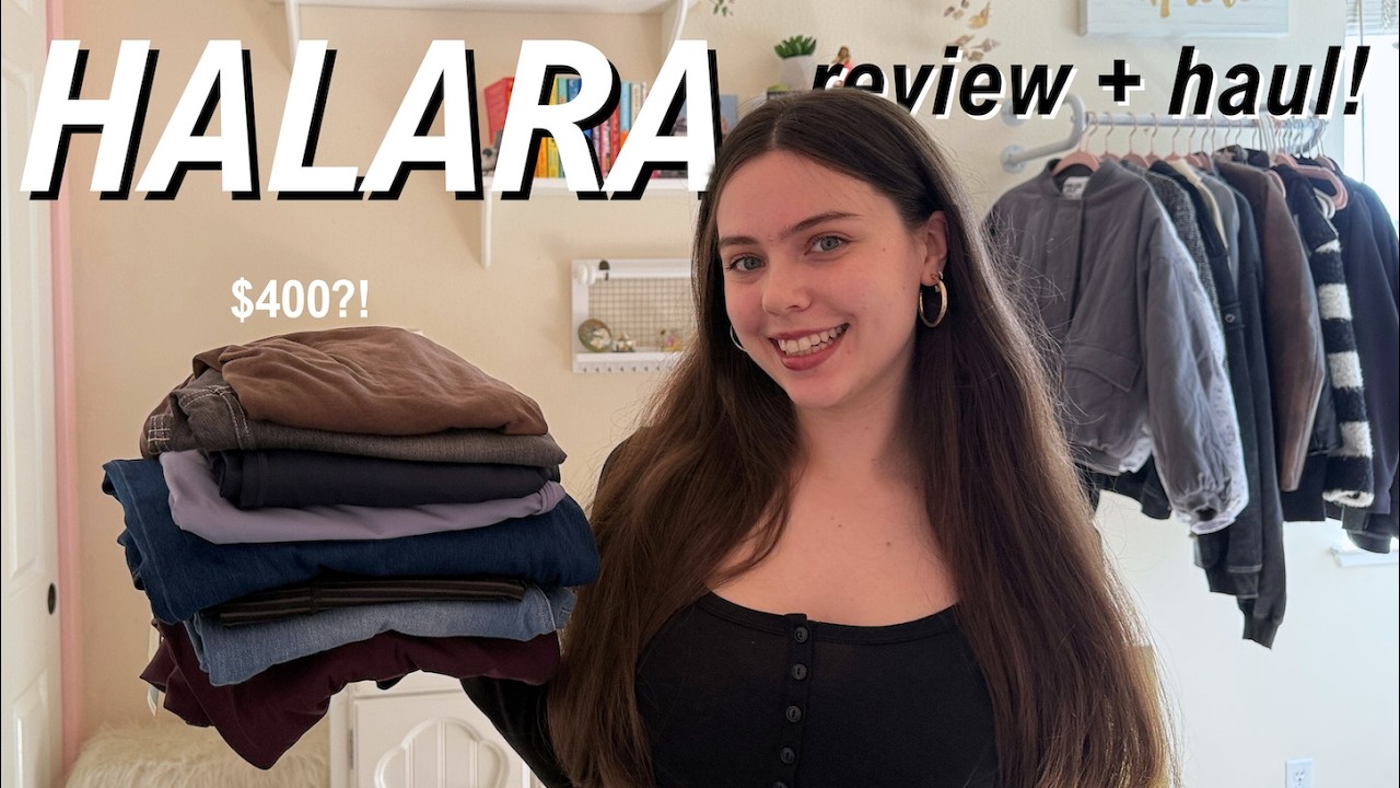 Halara Try On Haul + Review! (Jeans, Leggings, & More) 🩵✨