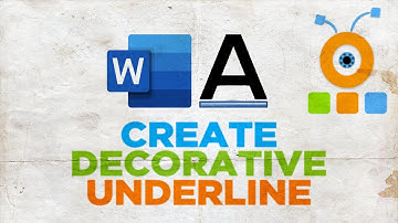 How to Create Decorative Underline in Word