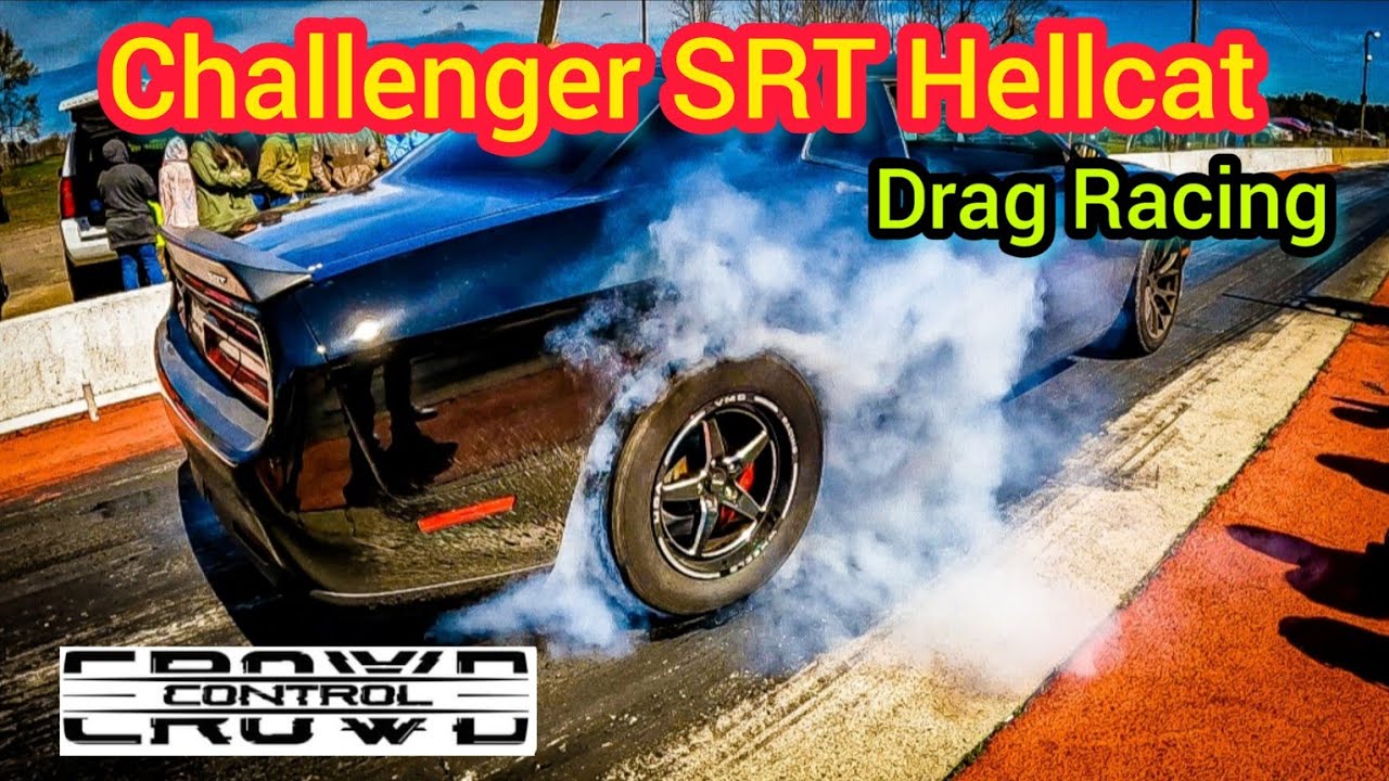 Challenger SRT Hellcat, Corvette, Camaro, and Mustangs Drag Racing ...