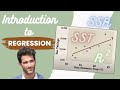 What is Regression? | SSE, SSR, SST | R-squared | Errors (ε vs. e)