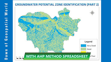 Groundwater Potential Zone Mapping with AHP method in ArcMap | Groundwater Identification | PART 2