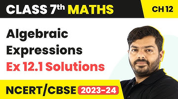 Class 7 Maths Chapter 12 | Algebraic Expressions - Ex 12.1 Solutions | NCERT Maths Class 7