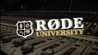 RØDE University - Recording Vocals with the RØDE NT2000