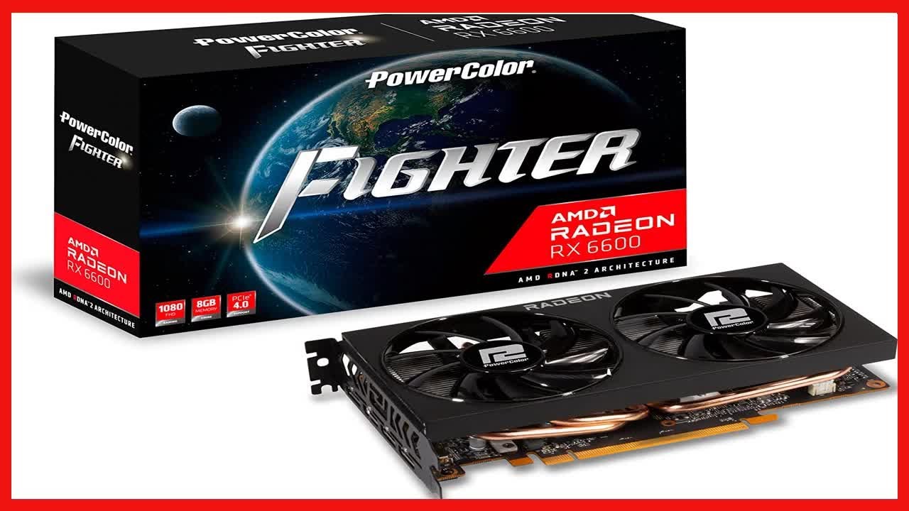 Fighter AMD Radeon™ RX 6600 XT 8GB GDDR6 - PowerColor