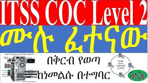 ICT ITSS Level 2 COC Exam 1 full project with step by step practical answers Part 1